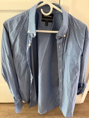 Bonobos Light Blue Microdot Button-Down Shirt